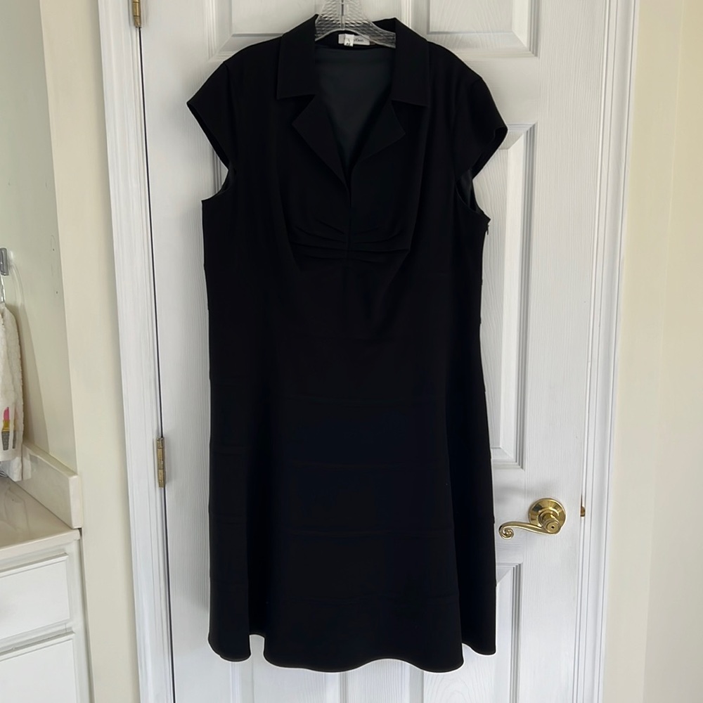 Calvin Kline black A-line dress